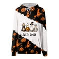 thumbnail image 5 of Godom Plus Size Hoodies for Women Halloween Long Sleeve Pullover Shirts Drawstring Tops S-5XL, 5 of 6