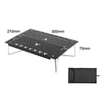 thumbnail image 2 of Table de Camping Ultralégère Vert Armée avec Sac de Rangement - Bureau Pliable en Alliage d'Aluminium et Acier Inoxydable, Capacité de Charge 15 kg, pour Randonnée, Pique-Nique, Voyage en Plein Air - Format Compact 300x210x75 mm à Déplier, 400 g, 2 of 6