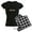 With Checker Pant, variant on CafePress - Dragonfly Vintage Pajamas - Women's Dark Pajamas