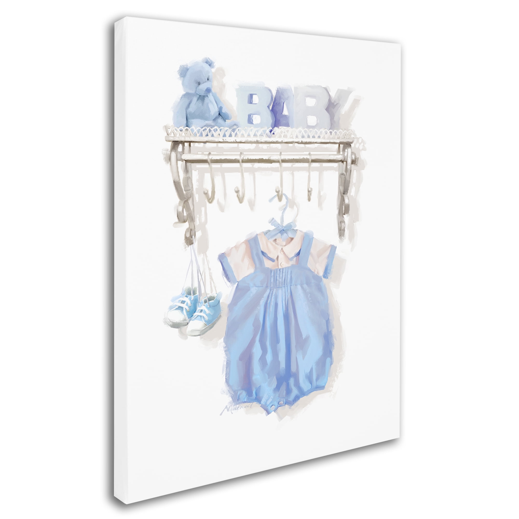 Trademark Fine Art 'Birth Blue' Canvas Art by The Macneil Studio