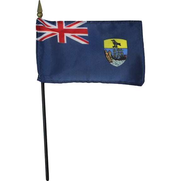 St. Helena - 4"X6" Stick Flag