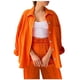 thumbnail image 1 of Conjunto de 2 piezas para mujer: pantalones anchos y blusa con cuello en V - Ropa informal con cintura elástica - Poliéster, S-XL, 1 of 5