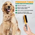 thumbnail image 3 of Precious Tails Advanced 2-in-1 Pet Grooming Brush for Dogs & Cats - Dual-Action Fur & Coat Care Tool for Optimal Health and Shine, 3 of 9