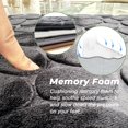thumbnail image 5 of Bathroom Mat Rug,16''x24'' Memory Foam Bath Mat,Non-Slip Bathroom Floor Mats,Cobblestone Bath Mats Absorbent Bath Rugs Washable Quick Dry, 5 of 8