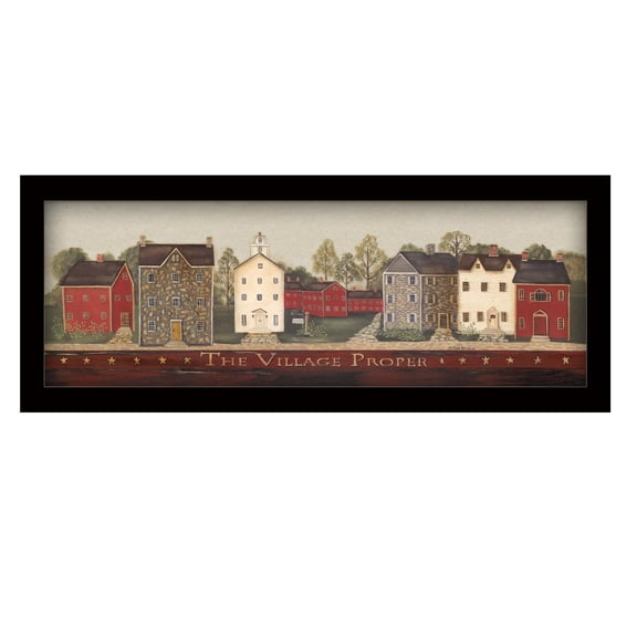 TrendyDecor4U The Village Proper By Pam Britton Printed Wall Art BR146-276