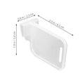 thumbnail image 2 of IDEANATEGRATE 100Pcs Refrigerator Side Door Clip Transparent 6.5x5x2.3in PP Mini Fridge Organizer, 2 of 7