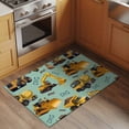 thumbnail image 2 of Rectangle Area Rugs 2 x 3 Ft, Construction Truck Non-Slip Residential Carpet, Cartoon Grips and Bulldozers Green Indoor Crawling Mats Runner Rugs for Living Room/Dining Room/Bedroom, 2 of 8