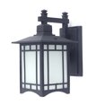 thumbnail image 4 of Vintage Wall Light with E26 Lamp Holder, Glass Shade, Black Rectangular Base, Waterproof and Dustproof, Indoor/Outdoor Porch Light, 60W Max, 4 of 7
