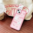 thumbnail image 2 of for iPhone 13 Pro Max Case Kawaii Phone Cases,Cute 3D Cartoon Cool Bunny Soft Silicone Shockproof Protective Case Funny for iPhone 13 Pro Max Women Girls, 2 of 15