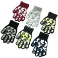 thumbnail image 4 of Coerni Kids Winter Warm Gloves With Grip Boys Girls Thermal Knit Stretchy Gloves Cold Weather Soft Anti Slip Mittens for Sport Ski Snow Hiking Mitten Glove Kid, 4 of 9