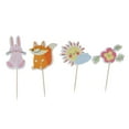 thumbnail image 2 of 24/set Animal Rabbit Flower Cake Cupcake Topper Pick Kids Birthday Decor, 2 of 8