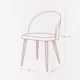 thumbnail image 5 of Sillas de Comedor de Terciopelo con Patas de Acero Acabado Tipo Madera Estilo Moderno - Sillas de Comedor Tapizadas Minimalista con Relleno Suave Set 4 Piezas Rosa, 5 of 6