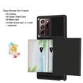 thumbnail image 7 of Mignvoa Galaxy Note 20 Ultra Case With Credit Card Holder Slim Armor Dual Layer Hybrid Heavy Duty Protection Shockproof Anti-Scratch Wallet Case For Samsung Galaxy Note 20 Ultra 6.9 inch (Black), 7 of 7