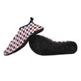 thumbnail image 4 of Orange And Blue Traditional Argyle All Over Print Water Shoes Beach Slip-on Shoes for Men Women Swim Pool Yoga Surfing Sneakers Quick-Dry Sports Barefoot Shoes, 4 of 5