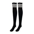 thumbnail image 2 of Maoww Girls Over Knee Socks Thigh High Thick Stripe Stocking, 2 of 9