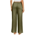 thumbnail image 4 of Pantalones de chándal holgados y anchos para mujer: cintura alta elástica, bolsillos laterales, tejido suave y transpirable, para el día a día, el trabajo o las vacaciones, varias tallas, 4 of 7