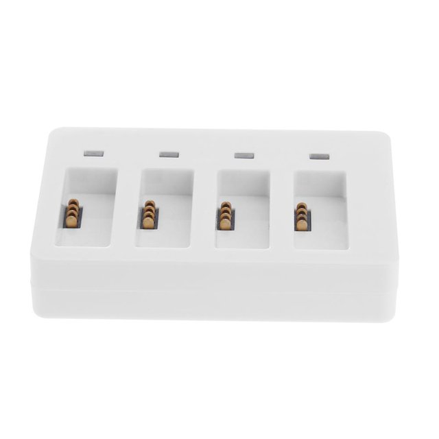 Sywqhk Concentrador de carga rápida de batería múltiple USB 4 en 1 para Dron DJI TELLO RC