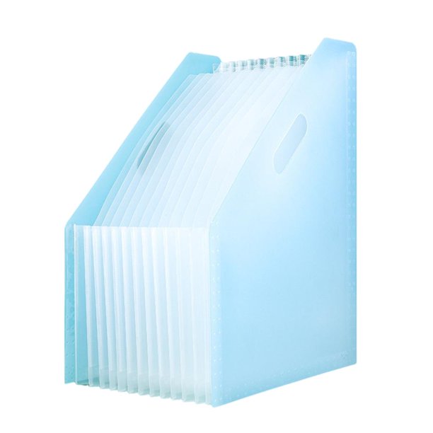Organizador A4, Soporte de Papel, Material Escolar de Oficina, para Y Niñas - Azul 2 Gloria Organizador de archivos