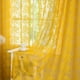 thumbnail image 1 of Cortinas YJ YANJUN, de color amarillo mostaza, vintage, 274 cm de ancho x 274 cm de largo, 1 of 5