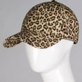 Women Leopard Print Adjustable Baseball Cap Summer Casual Snapback Hats