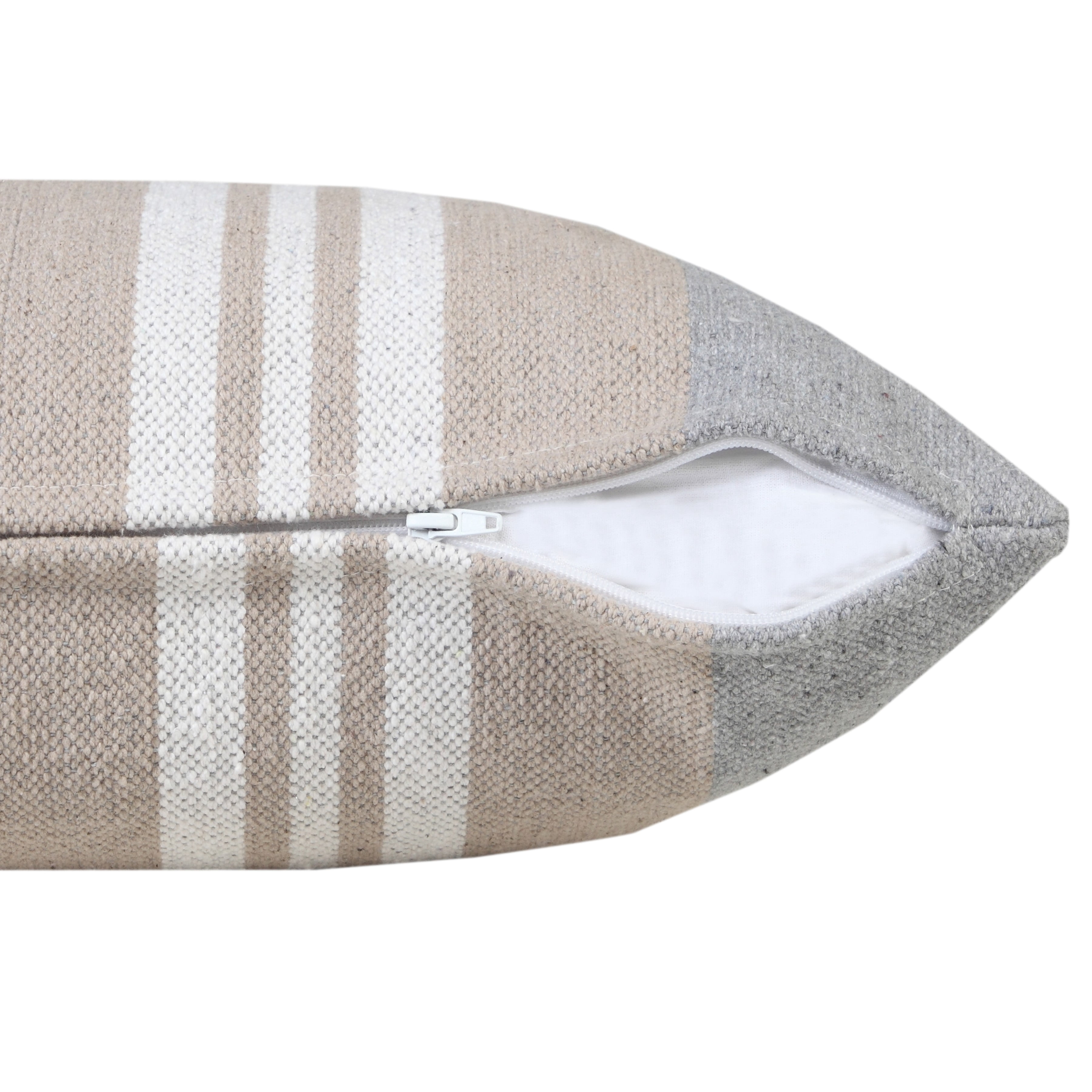 Ox Bay David 14" x 36" Striped Cotton Adult Decorative Throw Pillow