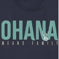 thumbnail image 2 of Women's Lilo & Stitch Bold Ohana means Family Graphic Tee Navy Blue Small, 2 of 4