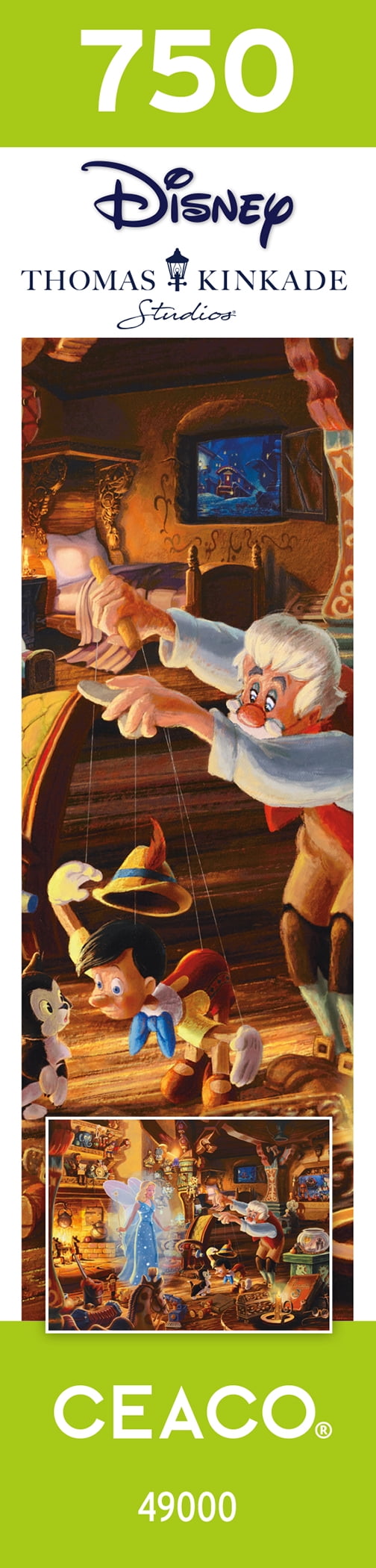 Ceaco - Disney - Gepetto's Pinnochio - 750 Piece Interlocking Jigsaw Puzzle
