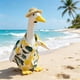 thumbnail image 1 of Porch Goose Outfits Goose Clothes Fits Plastic Cement Statues, Spring Cute Goose Outfit Costume with Hat for Outdoor Garden Patio Yard Lawn Party Decoration(without goose), 1 of 9