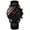 Black Shell Black On, variant on Fashion Trending Popular Contrast Color Three Eyes and Six Needles Luminous Waterproof Steel Belt Quartz Watch Men's Wat