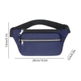 thumbnail image 3 of Vacemry Sac Banane Unisexe à Bandoulière, Grande Capacité, Sangle Réglable, Sac Banane pour Sports Extérieurs, Voyage, Randonnée, Cyclisme, Course, Pochette de Taille Résistante à l'Eau pour Hommes et Femmes, 3 of 6