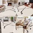 thumbnail image 5 of 6'x9' Area Rugs, Beige Indoor Outdoor Area Rug for Living Room Bedroom, Simple Gradient Ice Hockey Funny Sport Game Art Washable Bathroom Rugs Kitchen Floor Carpet Mats Home Decor Aesthetic, 5 of 8
