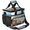 Multicolour 3, variant on Herdesigns Steam Engine Old Train Large Lunch Box for Adults Women Men with Adjustable Shoulder Strap, Insulated Reusable Lunch Bag Leakproof Cooler Tote Bag