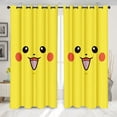 thumbnail image 3 of Pokemon Pikachu 3D Cartoon Super 2 Panels/Set Window Curtains Game Anime Blockout Photo Curtain Print Fabric Window Gift, 3 of 5