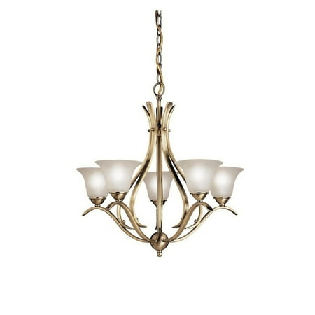 

Traditional Five Light Chandelier-Antique Brass Finish Bailey Street Home 147-Bel-2611348