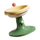 thumbnail image 5 of Comedero elevado para gatos, comedero para gatos, comedero antivómitos para gatos, comida para mascotas amarillo verde, 5 of 9