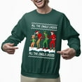 thumbnail image 2 of Christmas Sweatshirt, All The Jingle Ladies Holiday Dance Line Sweatshirt, Funny Christmas Party Sweatshirt, Playful Gift for Him & Her, 2 of 5