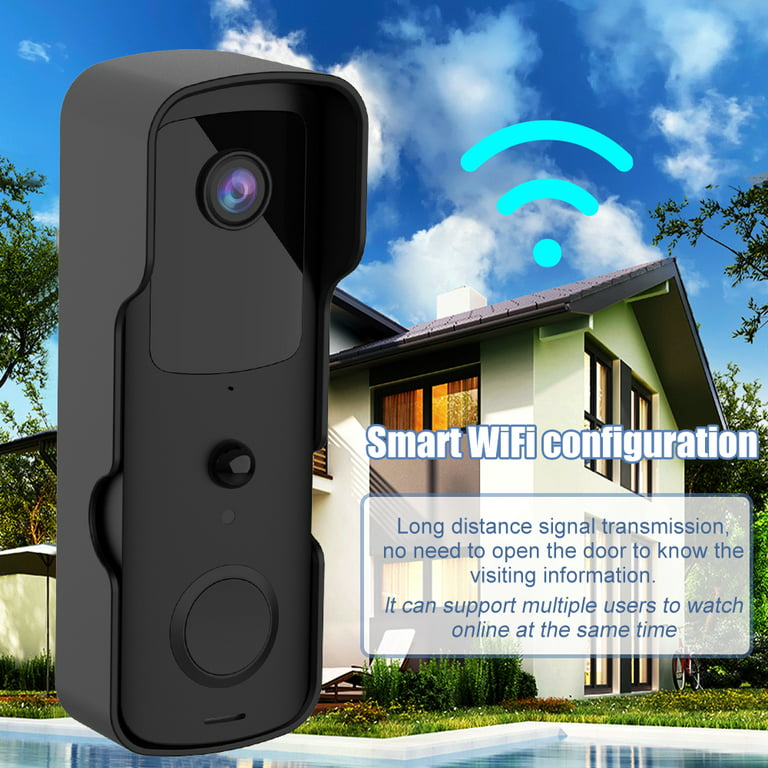 Smart Video Wireless Camera Doorbell, 3 in 1 Doorbell, Surveillance, Video,  HD Night Vision Home Smart Security Doorbell Two-Way Calls Camera,Easy