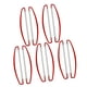 thumbnail image 5 of 10 postes para pancartas manuales, accesorios portátiles versátiles, soporte de bandera de mano rojo 24cm, 5 of 9