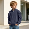 thumbnail image 5 of Timegard Boys Clothes Fall Winter Kids Zip up Jackets Stand Collared Long Sleeve Casual Coat Outwear Clothing, 5 of 5