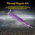 thumbnail image 2 of YLSHRF Kit de Réparation de Filetage Set de Réparation de Filetage, Outil de Réparation de Filetage Pratique, Insert de Perceuse, pour Accessoires d'Atelier, 2 of 8