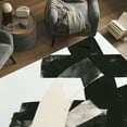 thumbnail image 6 of Nordic II Washable Abstract Art Area Rug size 5'x8', Power-loomed, Heavenly Softness with Non-Slipping Backing, 6 of 7