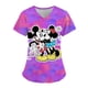 thumbnail image 4 of Ropa de hospital de bolsillo de Disney para mujer, uniforme de enfermera, camisetas para mujer, camisetas de Mickey para mujer 2023, camisetas con cuello en V, camisetas de Minnie Mouse, 4 of 5