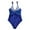 Dark Blue, variant on Sngxgn Women's Swimsuit Plunge Neckline Cutout Criss Cross Bathing Suit(Pink,L)