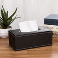 thumbnail image 5 of Household Faux Leather Tissue Box Storage Case Hotel Restaurant Paper Dispenser, 5 of 8