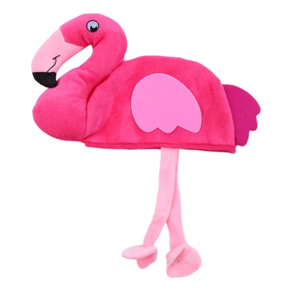 Adult Teenagers Funny Cloth Flamingo Hat Thanksgiving Hat Women Bucket Hats Carnivals Halloween Party Dress up Hat