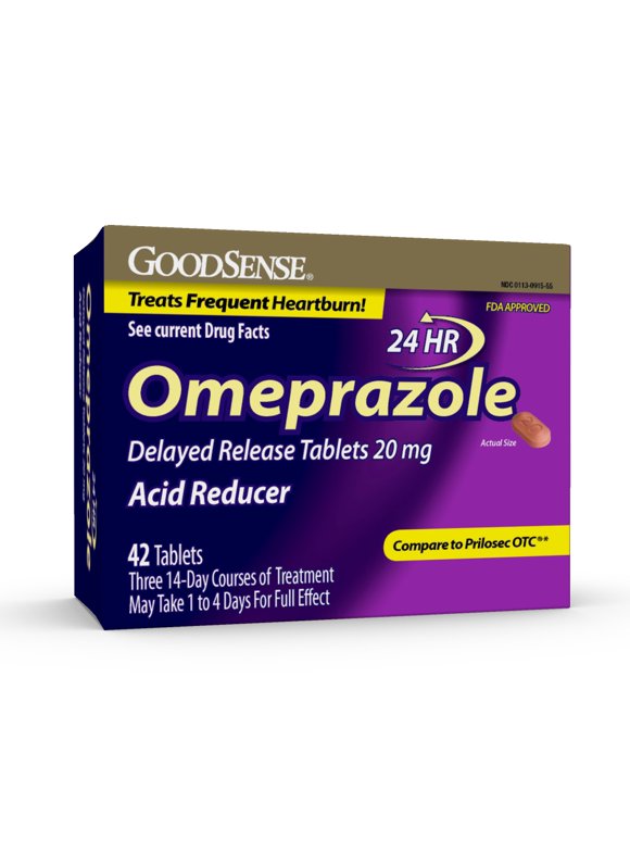 Omeprazole in Antacids and Heartburn Relief