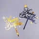 thumbnail image 3 of Happy Birthday Cake Topper Lovely Star Cupcake Toppers Picks Cake Decoration Toothpick for Party Birthday (Black), 3 of 4