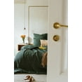 thumbnail image 2 of Pavish Export Linen 100% Pure Forest Green Duvet Cover With Button Closure Luxurious Cozy Comfy Soft Bedding Cover .Sup King, 2 of 4