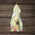 thumbnail image 4 of Carolines Treasures BB6007KTWL Easter Eggs Pug Brown Kitchen Towel 15 X 28" multicolor, 4 of 4