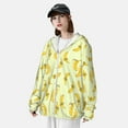 thumbnail image 3 of Gaeub Bananas Men's and Women's UPF 50+ Long-Sleeved Sun Protection Clothing, Fishing Shirt Long Sleeve Zip-3X-Large, 3 of 7